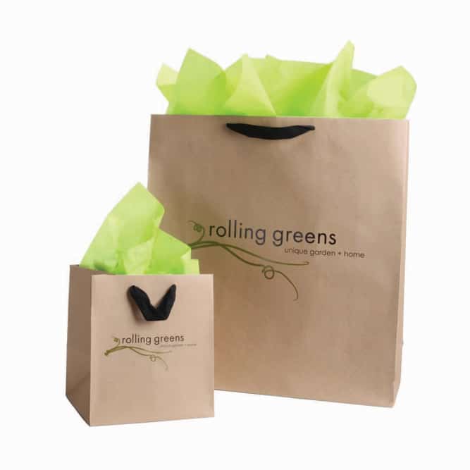 brand identity, custom printing, eco-friendly ideas, eco-friendly solutions, embellishments, logo design, materials, paper shopping bags, seasonal trends