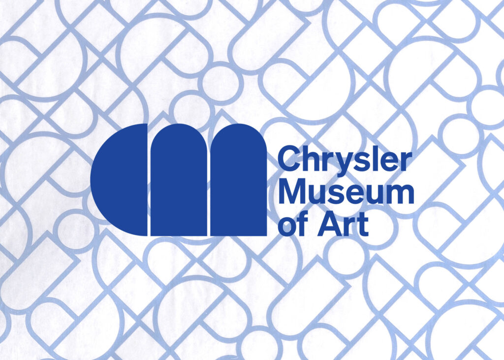 Chrysler museum of art pattern and logo